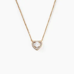 Collier Alais Plaqué Or Jaune Oxyde De Zirconium