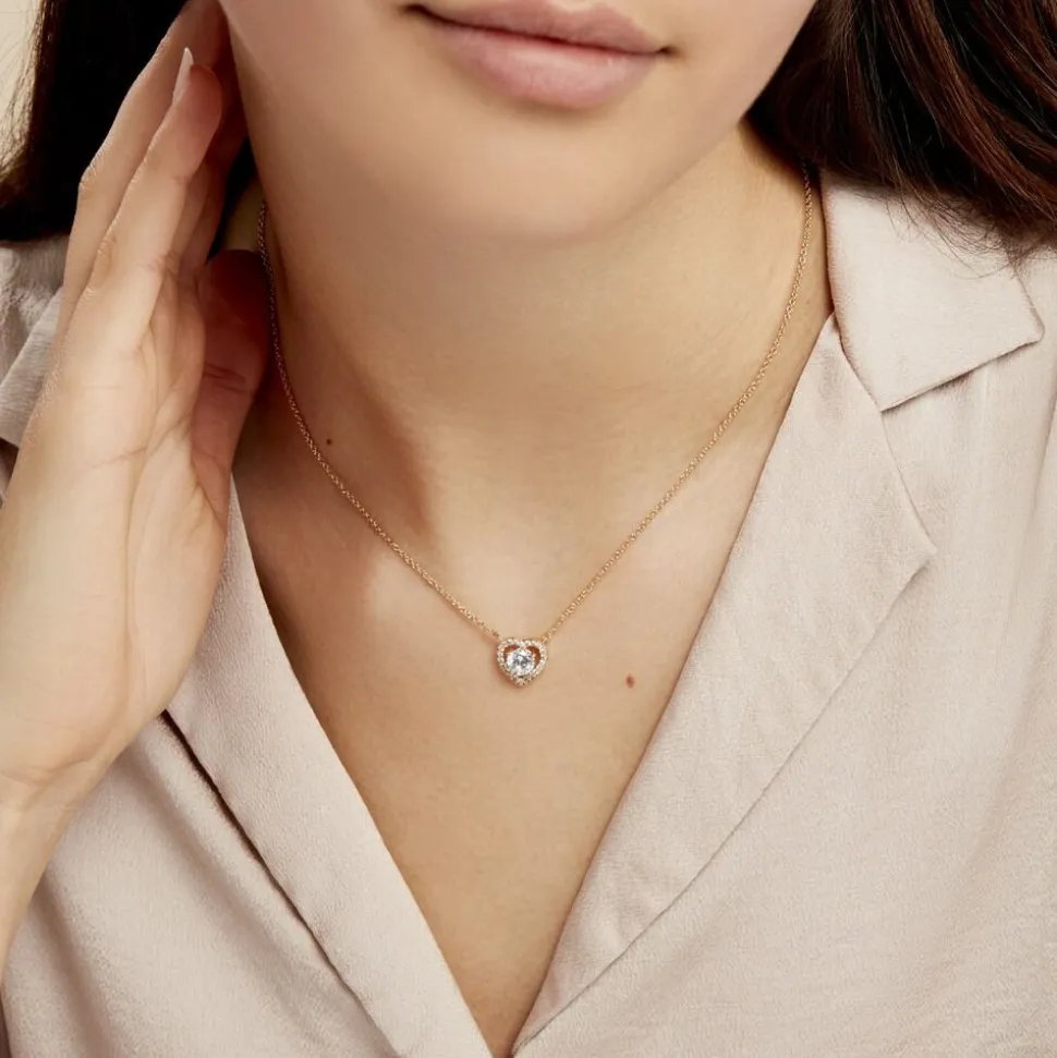 Collier Alais Plaqué Or Jaune Oxyde De Zirconium