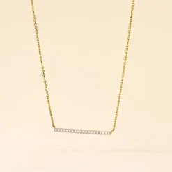 Marc Orian Colliers Diamant|Colliers > Collier Alayna Or Jaune Diamant