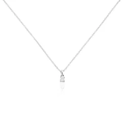 Collier Alexandra Or Blanc Diamant