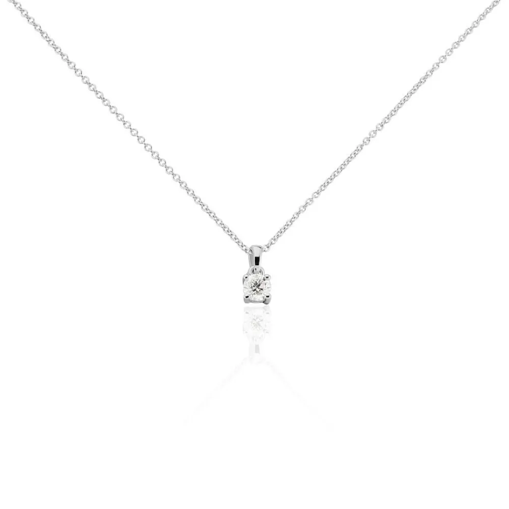Marc Orian Colliers Diamant|Colliers > Collier Alexandra Or Blanc Diamant