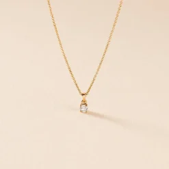 Collier Alexandra Or Jaune Diamant