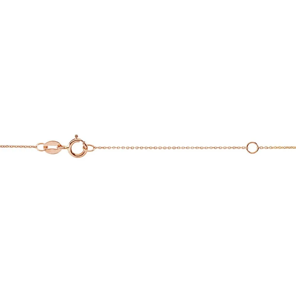 Marc Orian Colliers|Colliers Avec Pierres > Collier Alice Or Rose Morganite Et Oxyde De Zirconium
