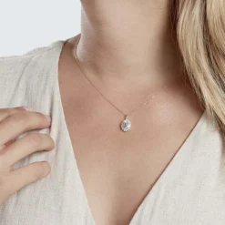 Marc Orian Colliers|Colliers Avec Pierres > Collier Allande Or Jaune Topaze Et Oxyde De Zirconium