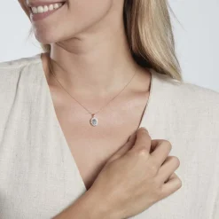 Marc Orian Colliers|Colliers Avec Pierres > Collier Allande Or Jaune Topaze Et Oxyde De Zirconium