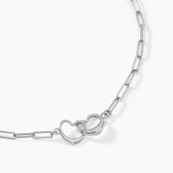 Marc Orian Colliers Cœur|Colliers > Collier Allyce Argent Blanc