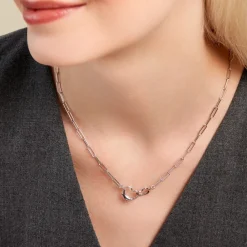 Marc Orian Colliers Cœur|Colliers > Collier Allyce Argent Blanc