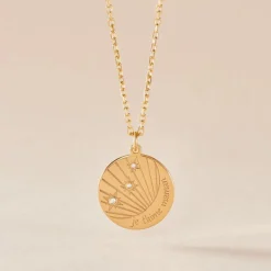 Collier Amai Plaqué Or Jaune Oxyde De Zirconium