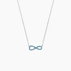 Collier Amita Argent Blanc Oxyde De Zirconium