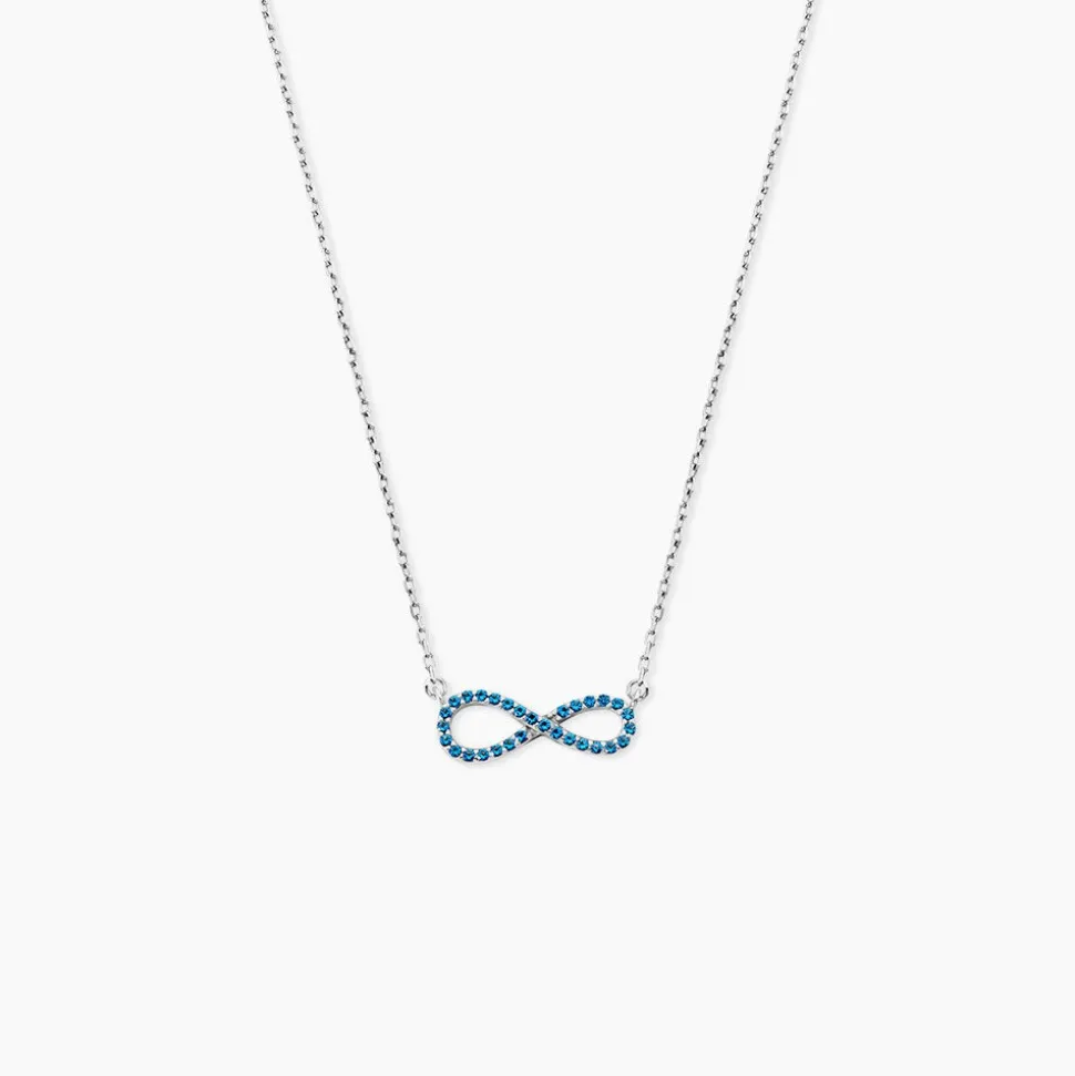 Collier Amita Argent Blanc Oxyde De Zirconium