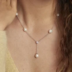 Collier Andony Argent Perle De Culture