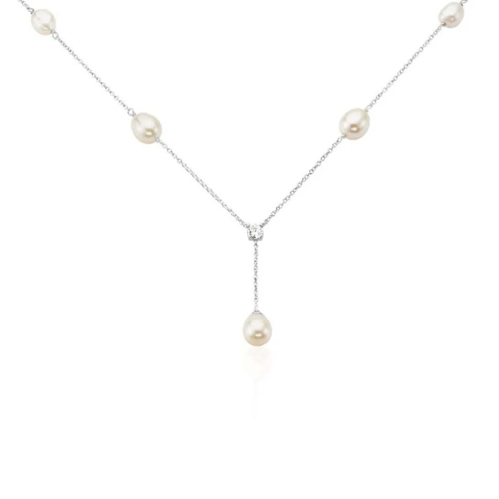 Collier Andony Argent Perle De Culture
