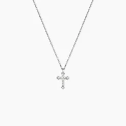 Collier Angel Argent Blanc Oxyde De Zirconium