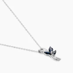 Marc Orian Cadeaux Mariage|Colliers > Collier Angie Or Blanc Saphir Diamant