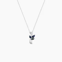 Marc Orian Cadeaux Mariage|Colliers > Collier Angie Or Blanc Saphir Diamant