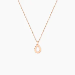 Collier Anh Argent Rose