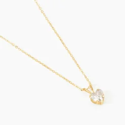 Marc Orian Colliers|Colliers Cœur > Collier Aodren Or Jaune Oxyde De Zirconium