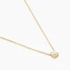 Marc Orian Colliers Diamant|Colliers > Collier Aphrodite Ld Or Jaune Diamant Synthétique