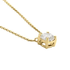 Marc Orian Colliers Diamant|Colliers > Collier Aphrodite Or Jaune Diamant Synthetique
