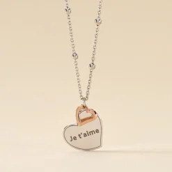 Collier Argent Bicolore Nura