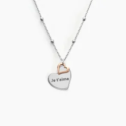 Collier Argent Bicolore Nura