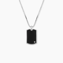 Marc Orian Colliers|Colliers Avec Pierres > Collier Argent Blanc Ilias Oxyde De Zirconium