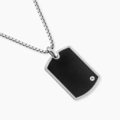 Marc Orian Colliers|Colliers Avec Pierres > Collier Argent Blanc Ilias Oxyde De Zirconium