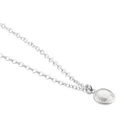 Collier Argent Blanc Lehunnus Oxyde De Zirconium