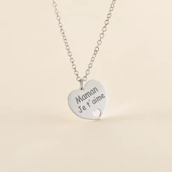 Collier Argent Blanc Pollux