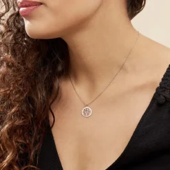 Marc Orian Colliers Fantaisie|Colliers Arbre De Vie > Collier Argent Blanc Vroon