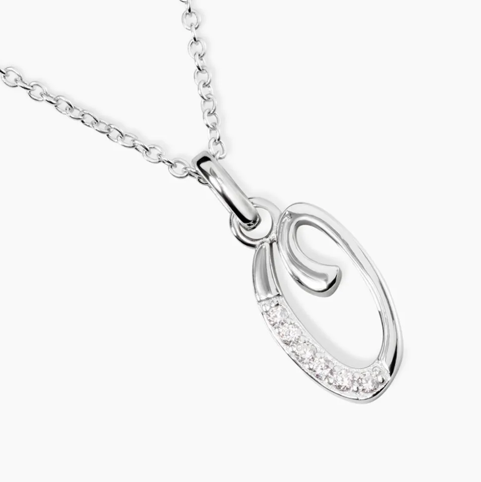 Collier Argent Fifi Oxydes De Zirconium