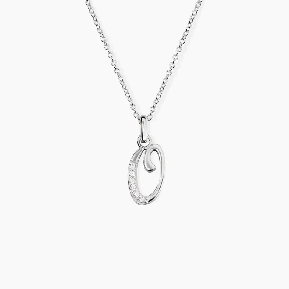 Collier Argent Fifi Oxydes De Zirconium