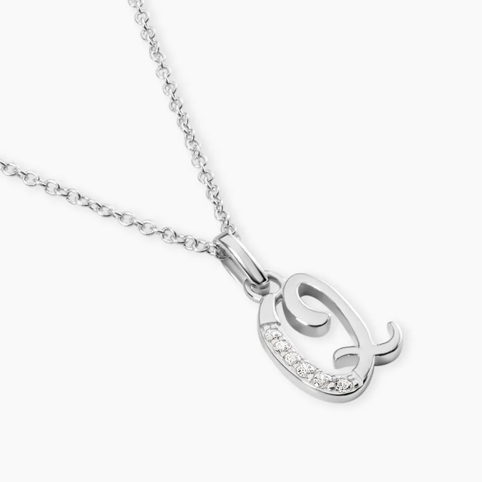 Collier Argent Fifi Oxydes De Zirconium