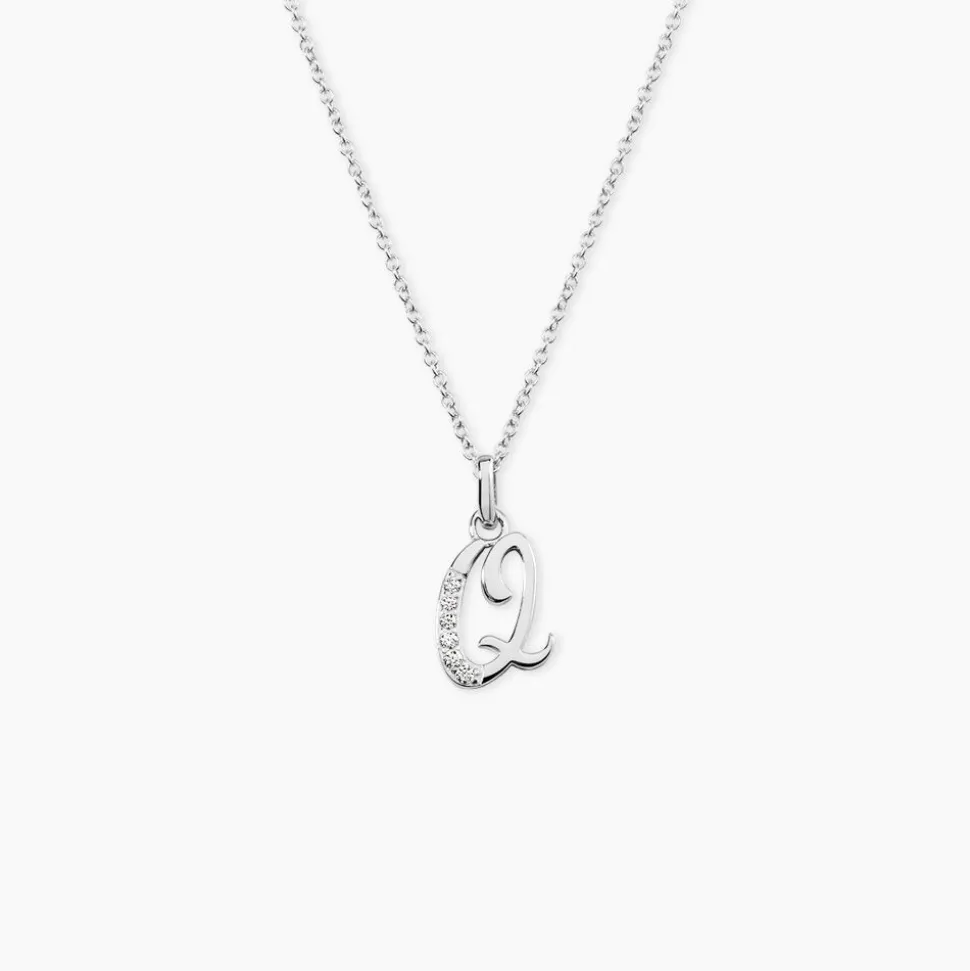 Collier Argent Fifi Oxydes De Zirconium