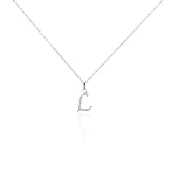 Collier Argent Fifi Oxydes De Zirconium