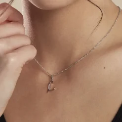 Collier Argent Fifi Oxydes De Zirconium