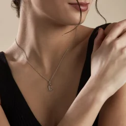 Collier Argent Fifi Oxydes De Zirconium