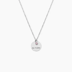 Collier Argent Prew Oxyde De Zirconium