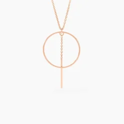 Collier Argent Rose Enissa