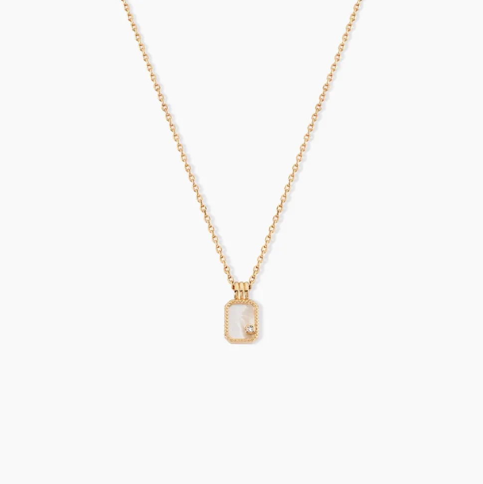 Collier Astria Plaqué Or Jaune Nacre