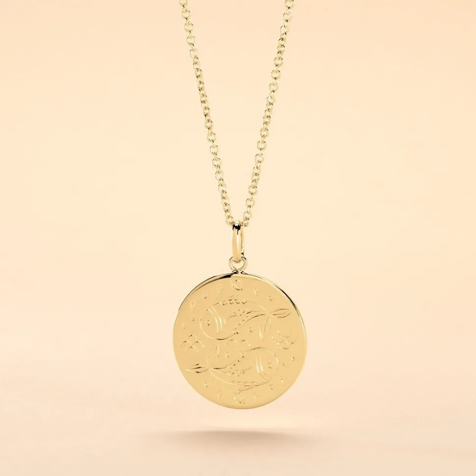 Collier Astro Plaqué Or
