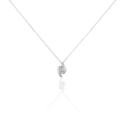 Collier Asya Or Blanc Diamant