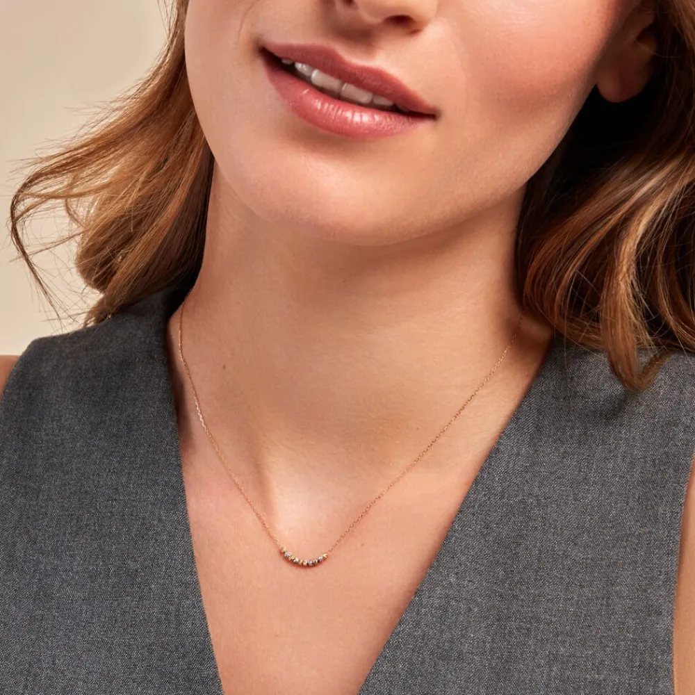Marc Orian Colliers|Colliers Femme > Collier Aurelya Or Bicolore