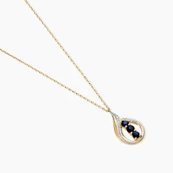 Marc Orian Colliers|Colliers Avec Pierres > Collier Aurora Or Jaune Saphir Et Diamant