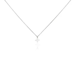 Collier Avra Argent Blanc
