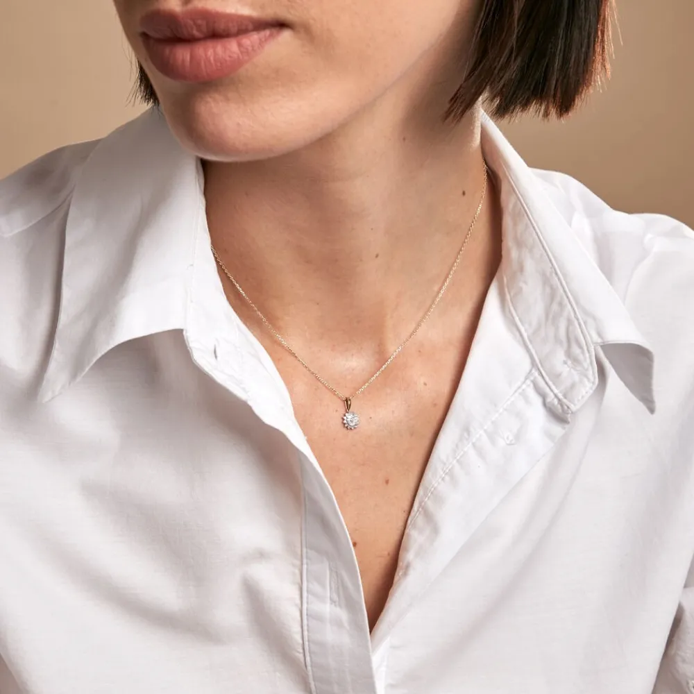 Marc Orian Colliers Diamant|Colliers > Collier Barbra Or Jaune Diamant