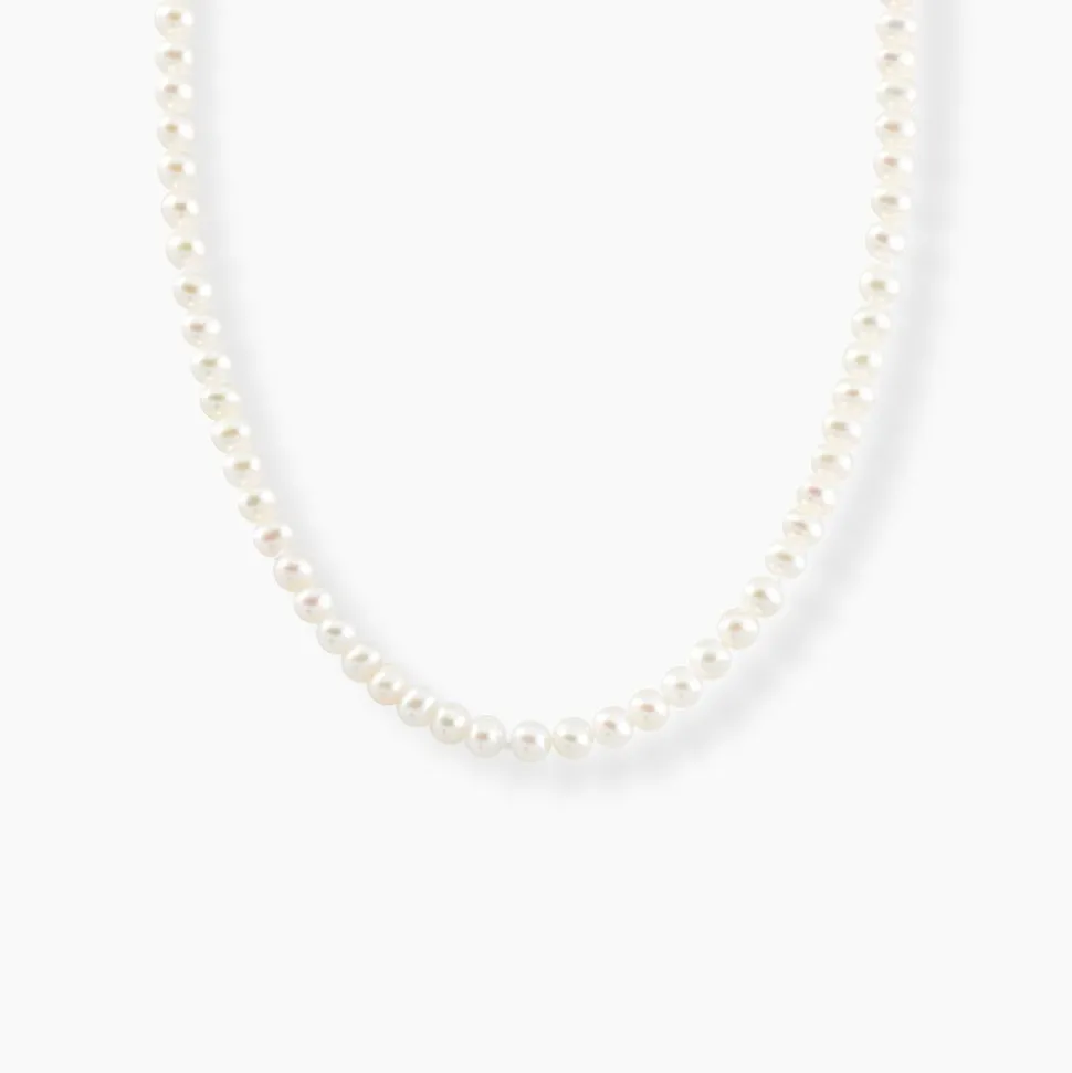 Collier Baroque Or Jaune Perle De Culture