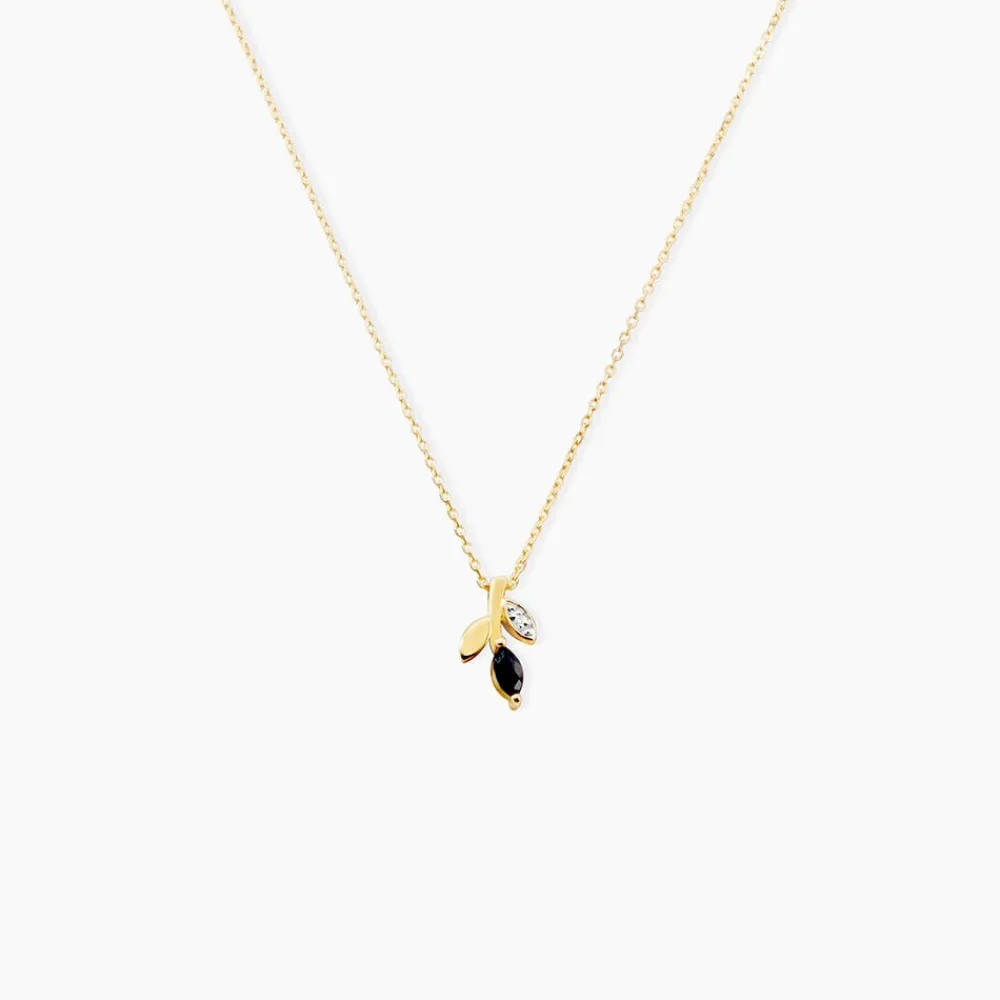 Marc Orian Cadeaux Mariage|Colliers > Collier Bendt Or Jaune Saphir Diamant