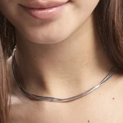 Marc Orian Colliers|Colliers Argent > Collier Benedicta Argent Blanc