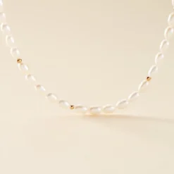 Marc Orian Colliers|Colliers Avec Pierres > Collier Billes Or Jaune Perle De Culture